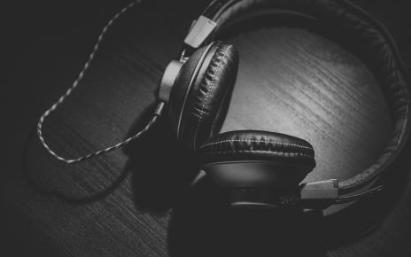Black headphones